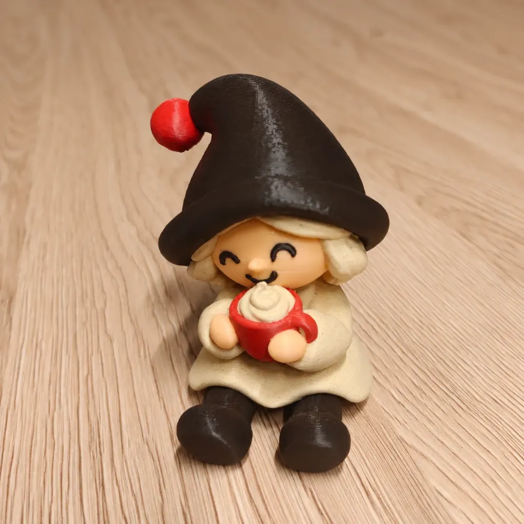 Lotje met chocolademelk